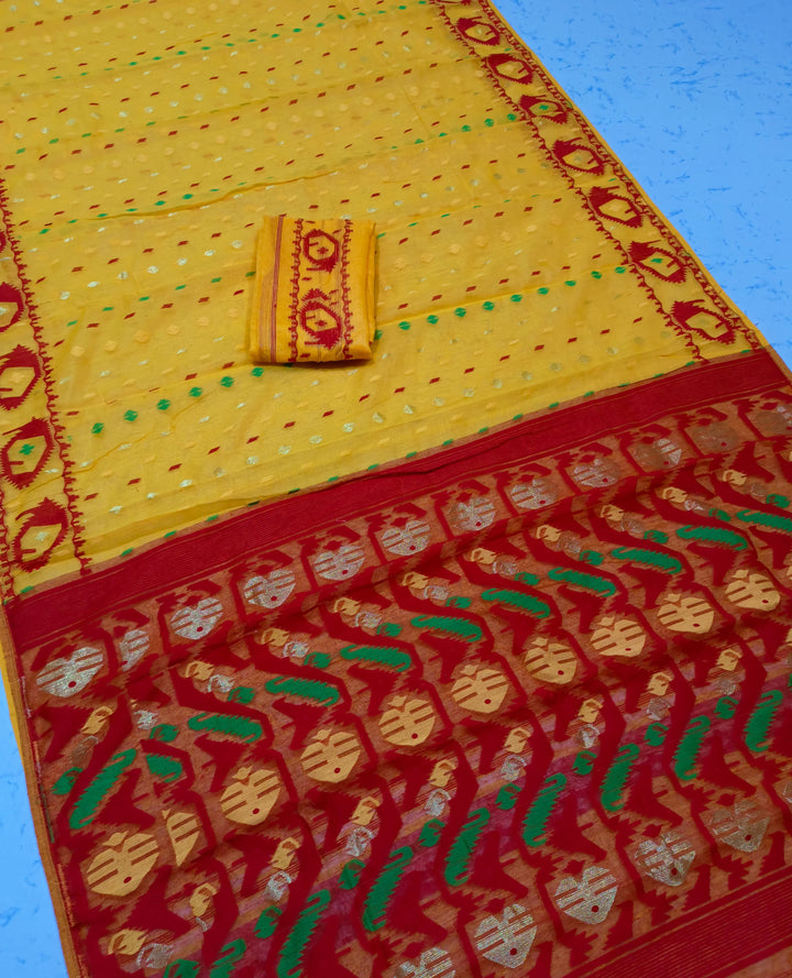 BipraSikha Dhakai Jamdani Saree