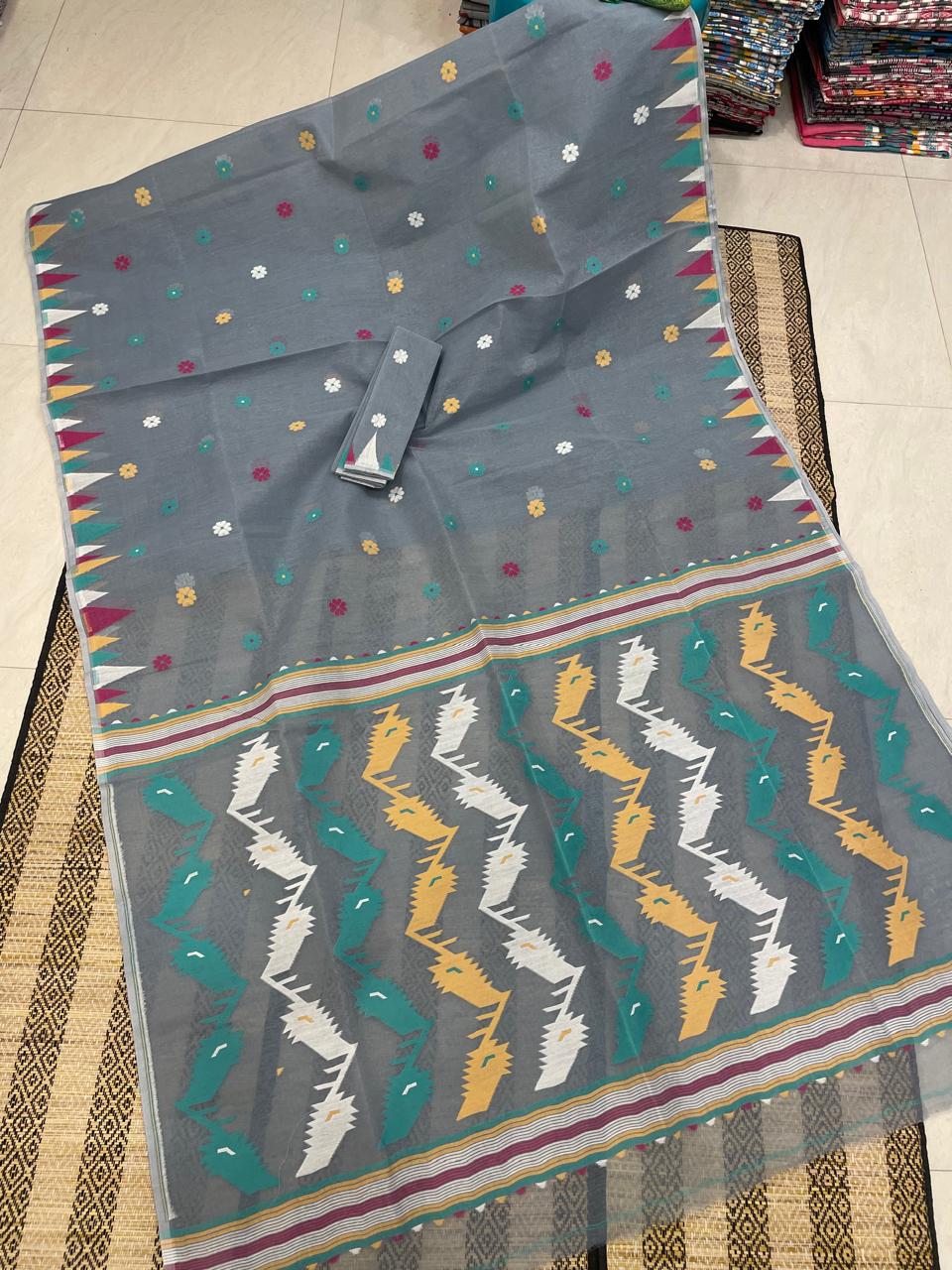 Radharani Dhakai Jamdani Saree