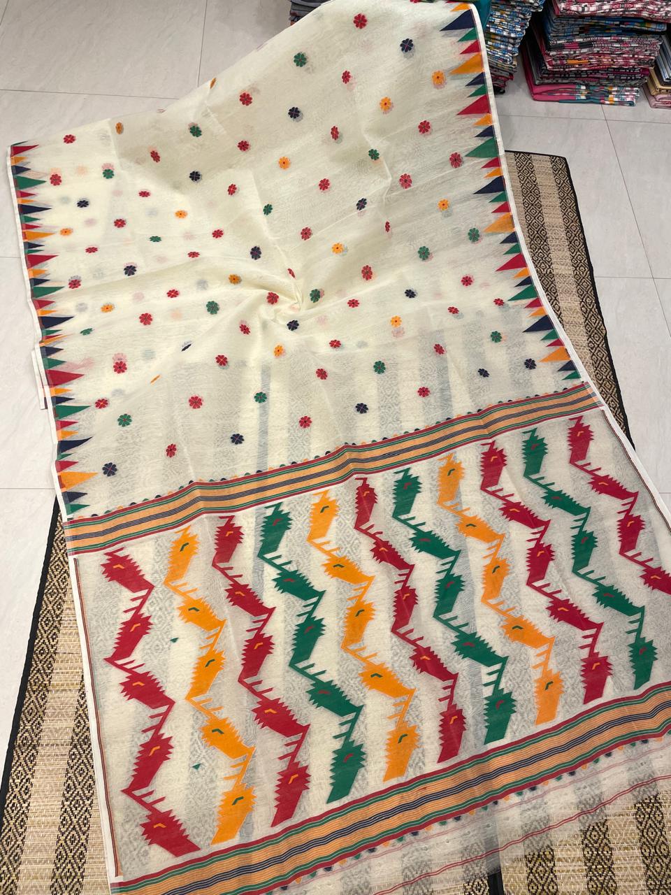 Radharani Dhakai Jamdani Saree