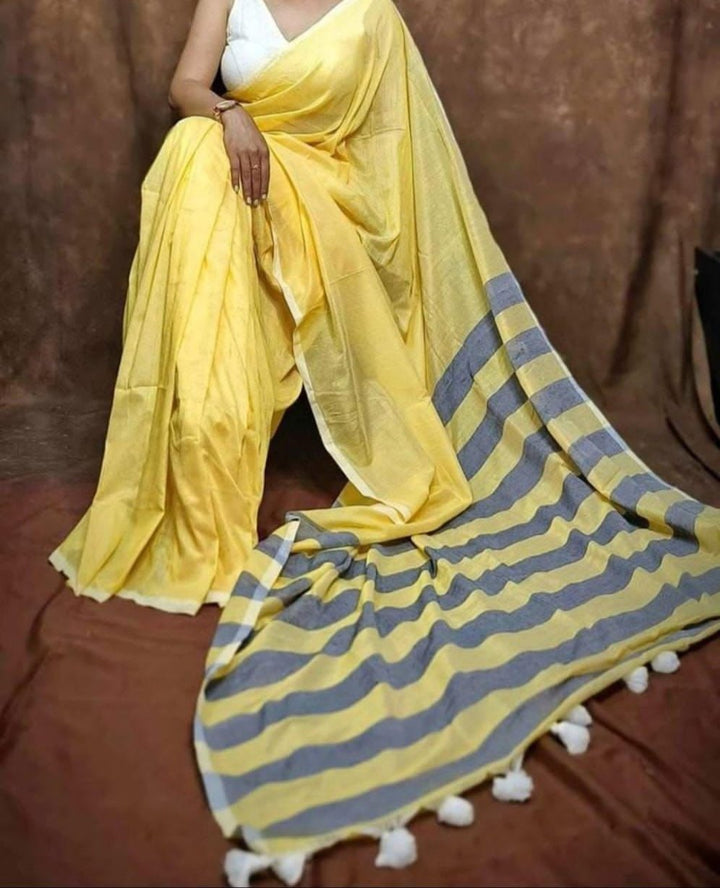 Kishori Khadi Cotton Saree