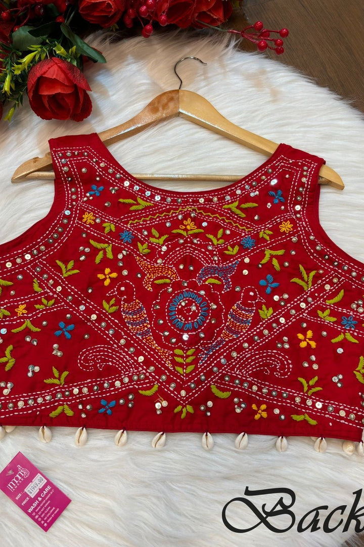 Kantha Raag- Designer Blouse With Handwork