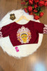 Agomoni - Traditional Designer Blouse(Maroon)