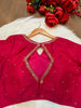 New Designer Blouse In The House ( Rani Pink )