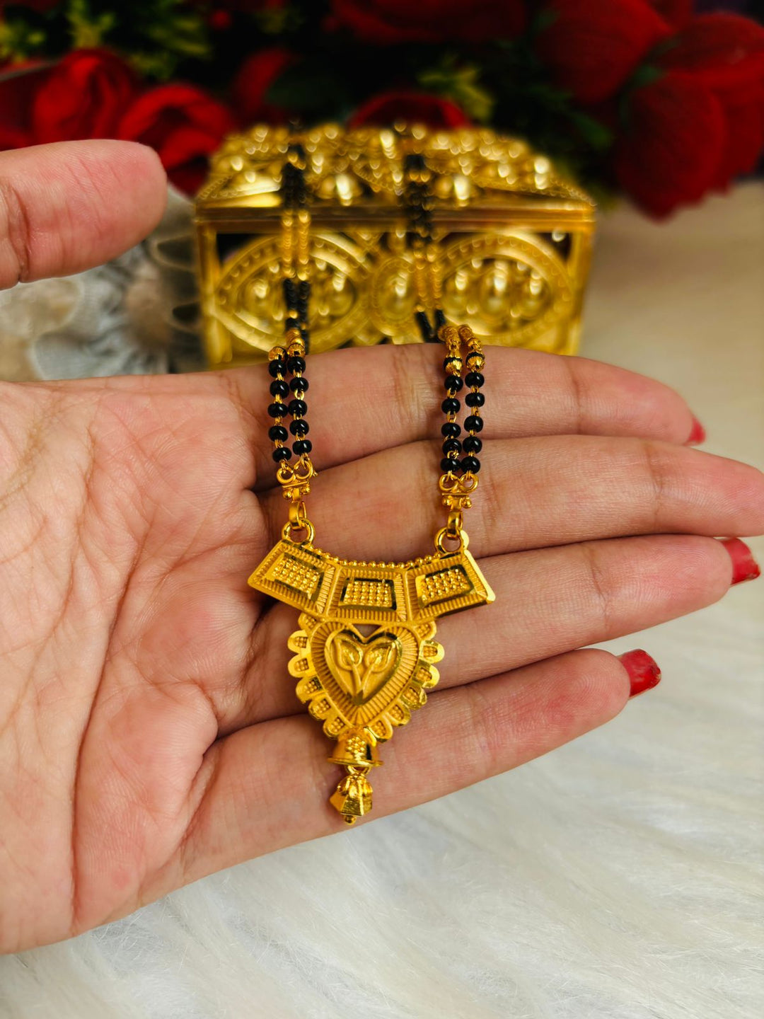 Suhag (Gold Plated Mangal sutra)