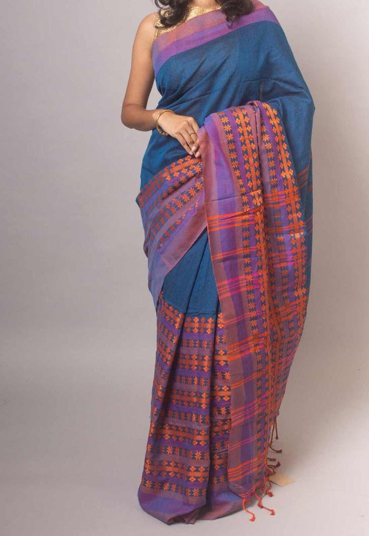 Maitri Begumpuri Khadi Cotton Saree