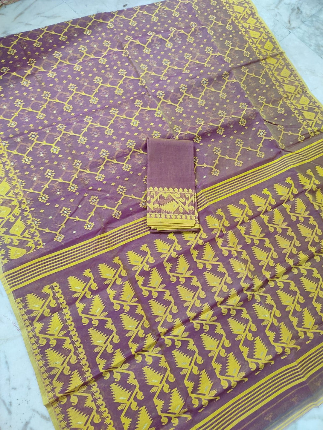 BishnuPriya Dhakai Jamdani Saree