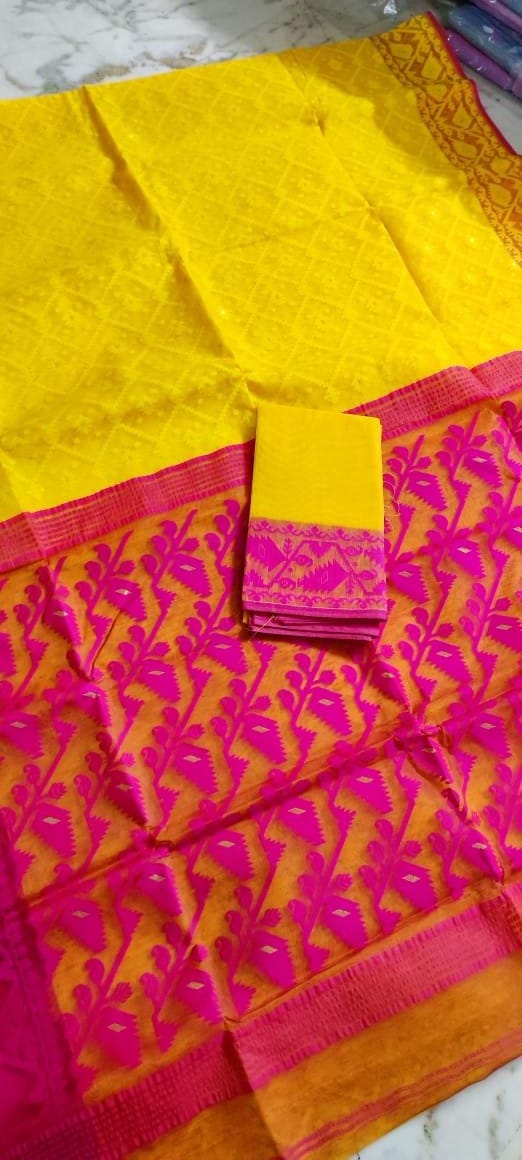 BishnuPriya Dhakai Jamdani Saree