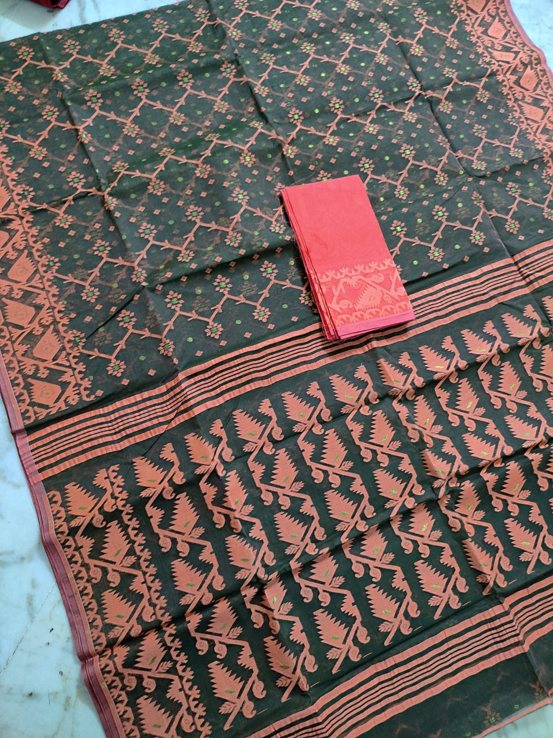 BishnuPriya Dhakai Jamdani Saree