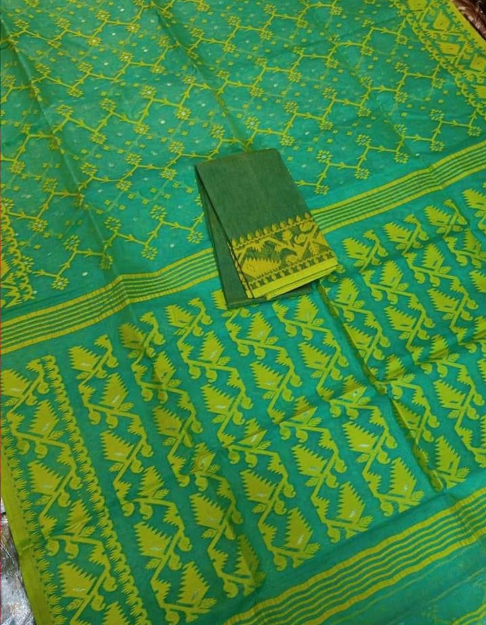 BishnuPriya Dhakai Jamdani Saree