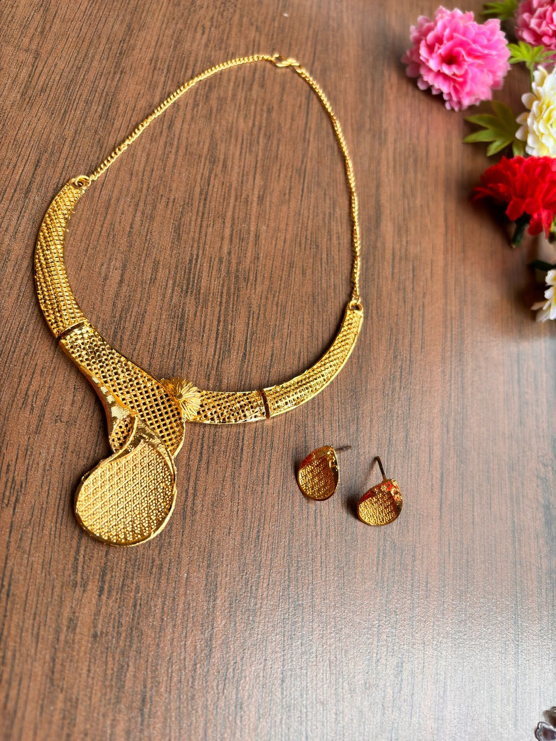 Elite - Gold Plated Necklace Set