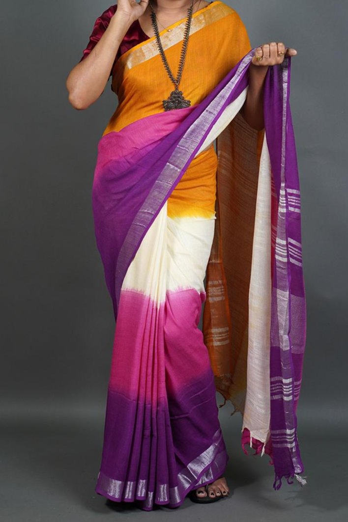 Kiyana -The light Linen Saree