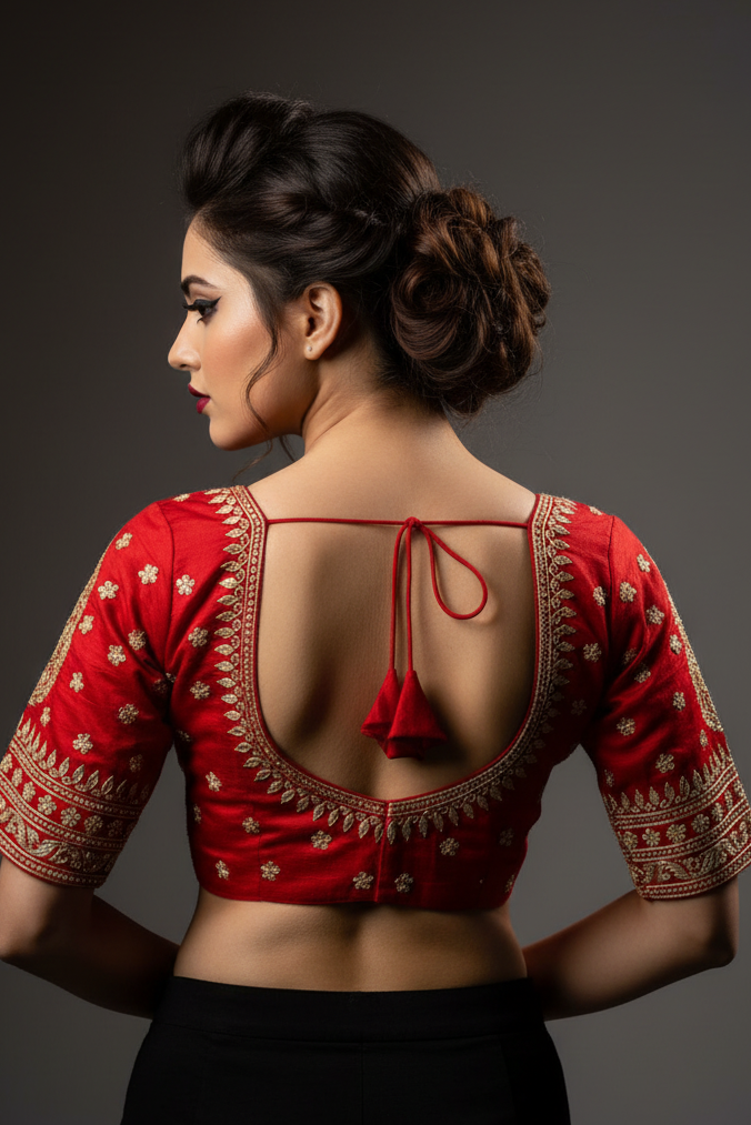 Madhubala Special Vichitra Silk Blouse