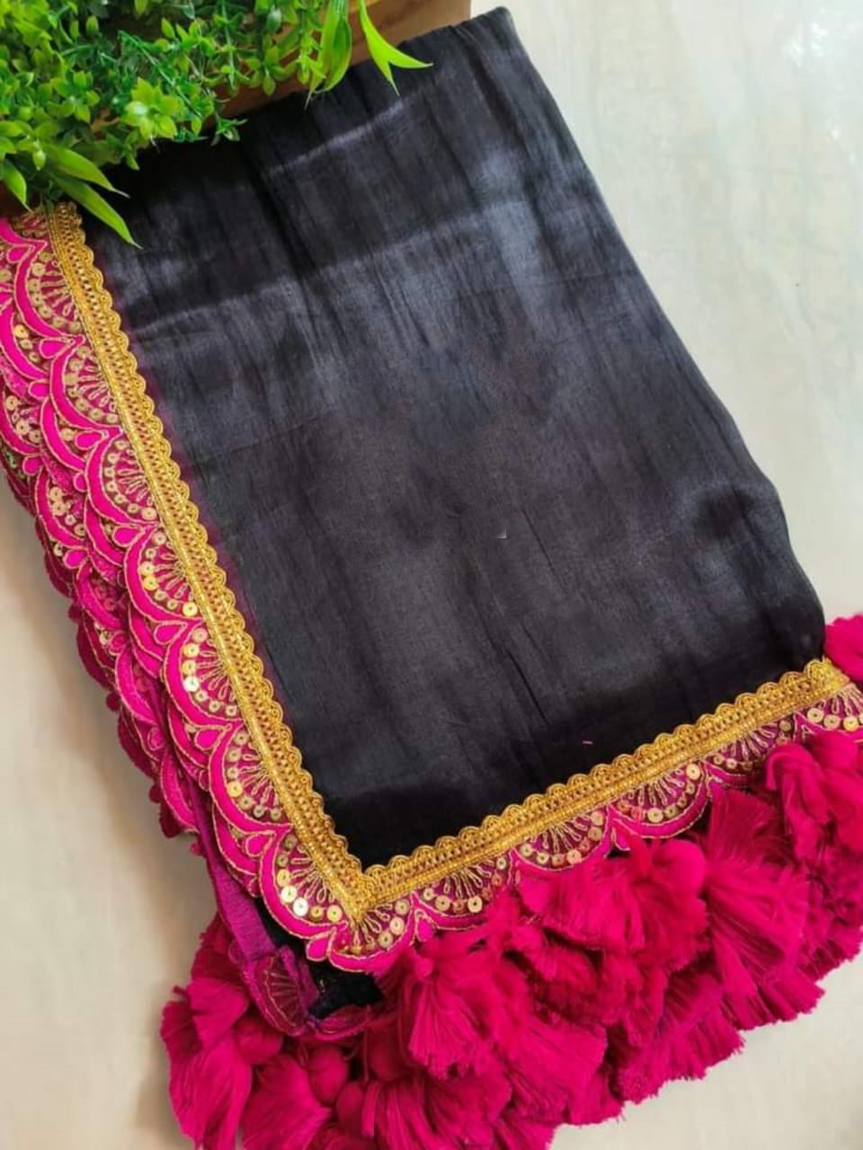 Amrithavarshini -Showers Of Nectar Cotton Tissue Saree