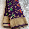 Art of Storytelling Crepe Georgette Banarasi Silk Saree