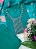 Daytime Moon Silk Kurti Set