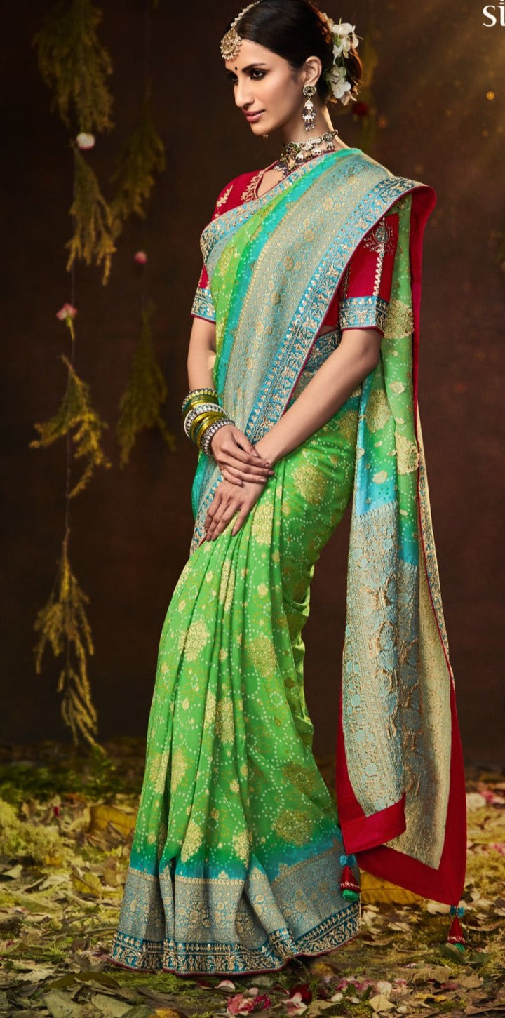 Vrindavaneshvari- Premium Saree