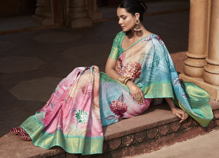 A Drape To Flaunt Fancy Silk Saree