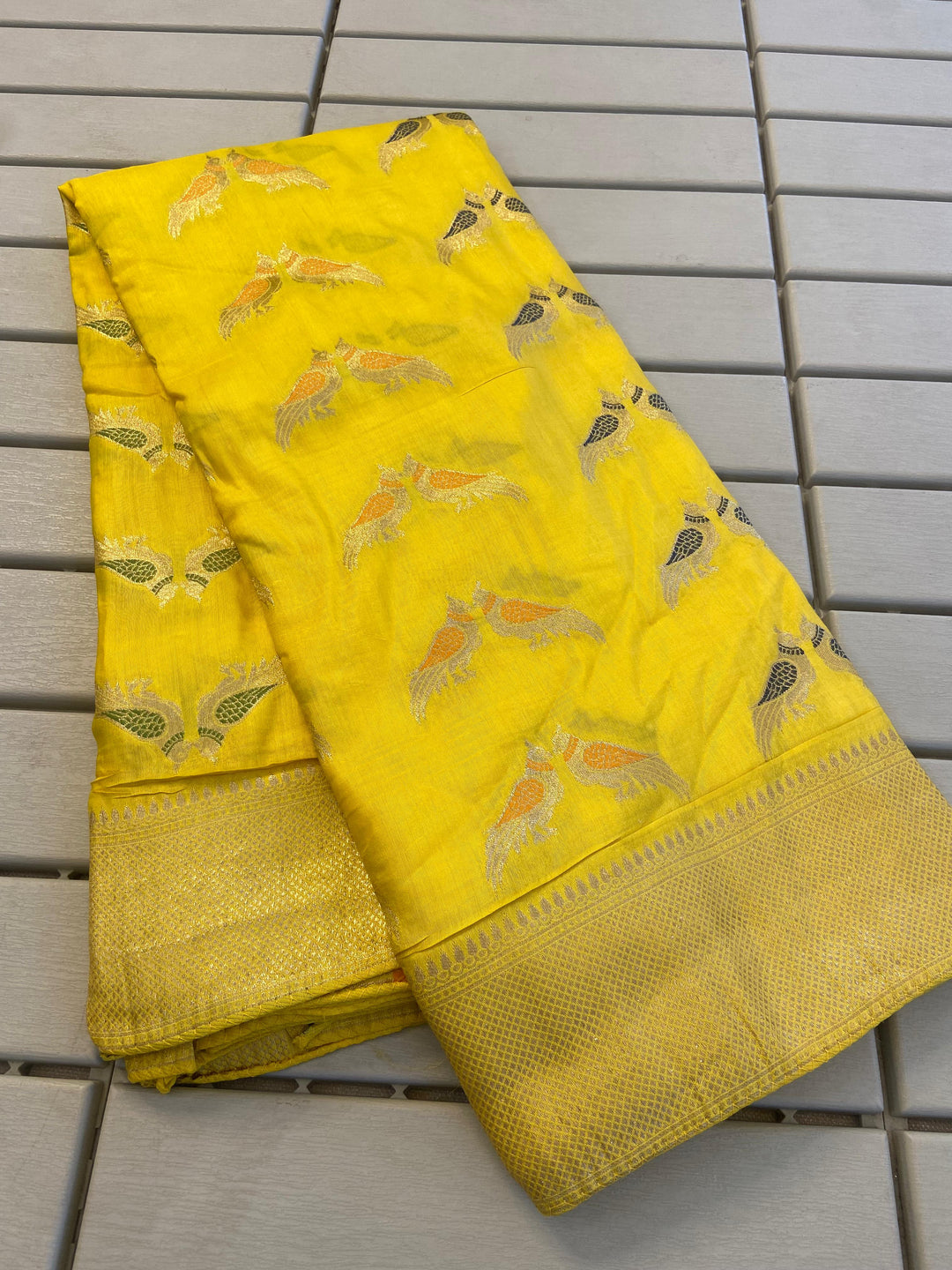 Unfolding Beauty Designer Silk Saree