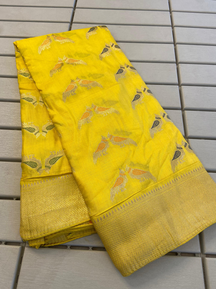 Unfolding Beauty Designer Silk Saree