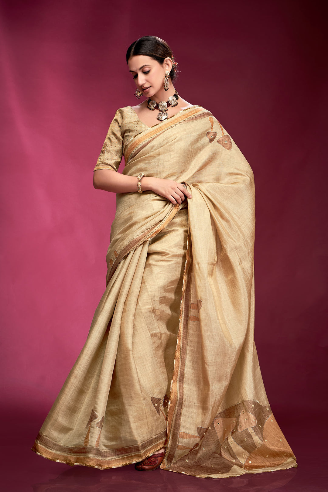 Season To Spark Tussar Silk Saree