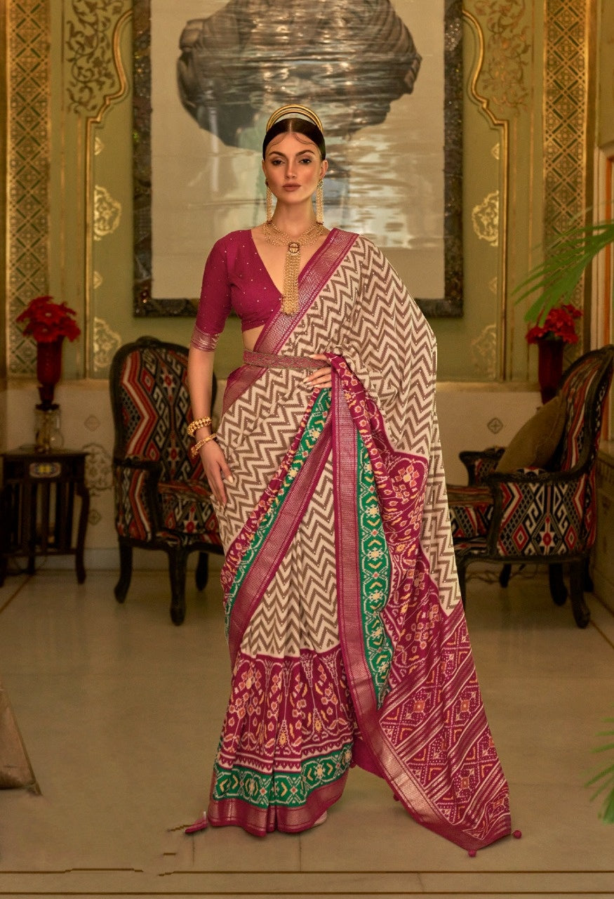 Magic Of Era Patola Silk Saree