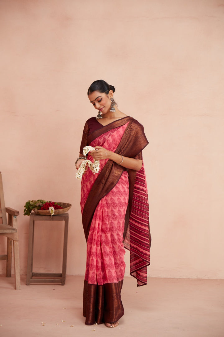 Unbreakable Bond Chanderi Silk Saree