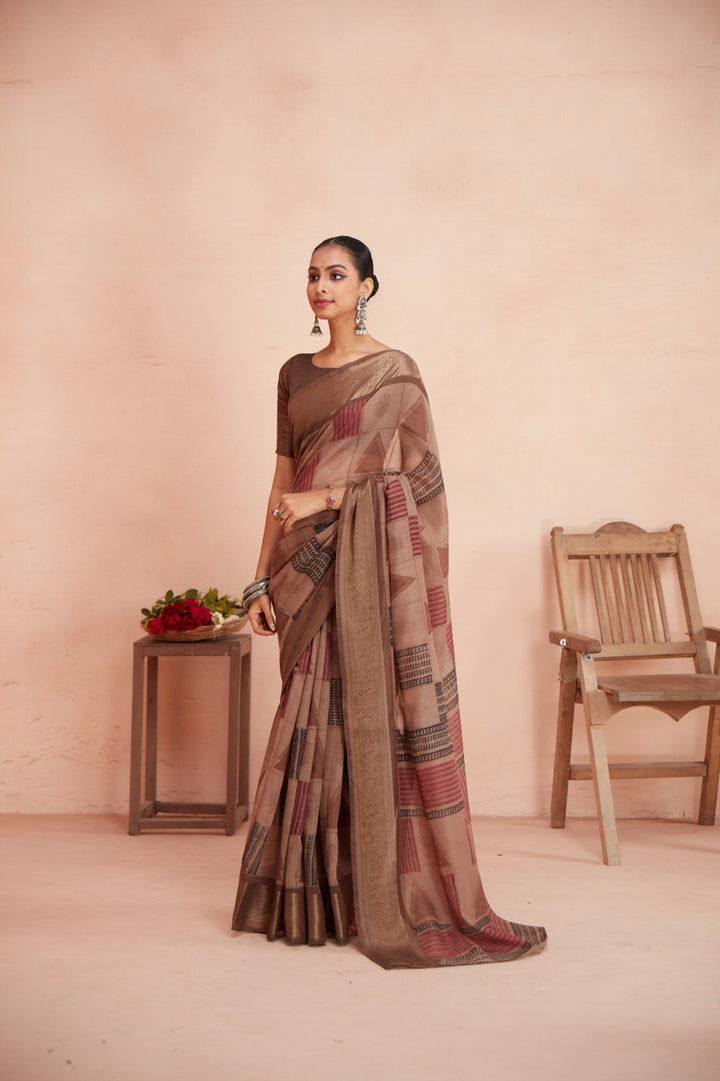 Unbreakable Bond Chanderi Silk Saree