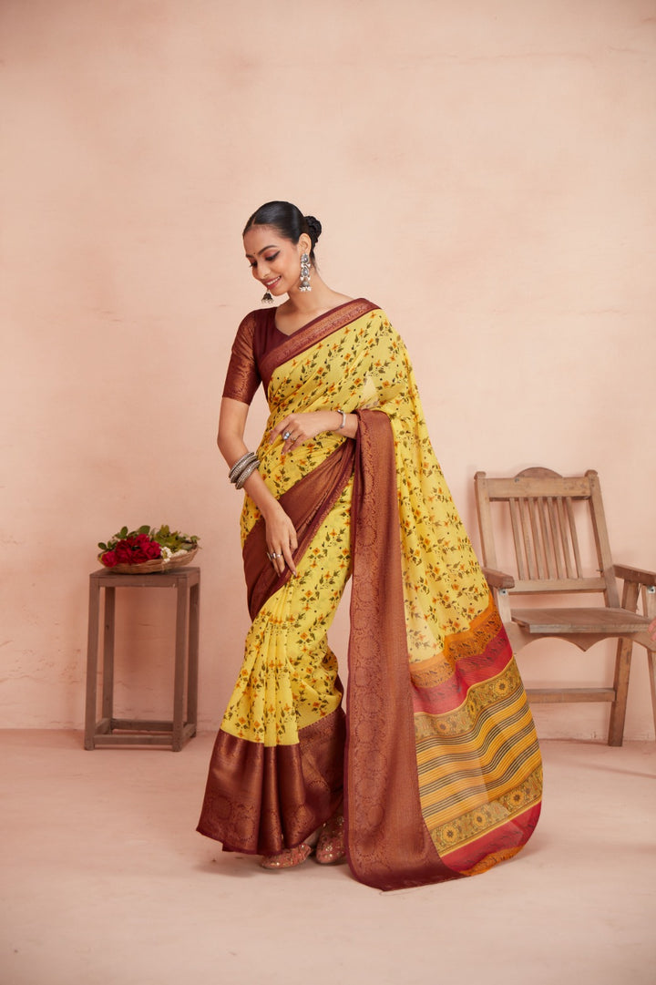 Unbreakable Bond Chanderi Silk Saree