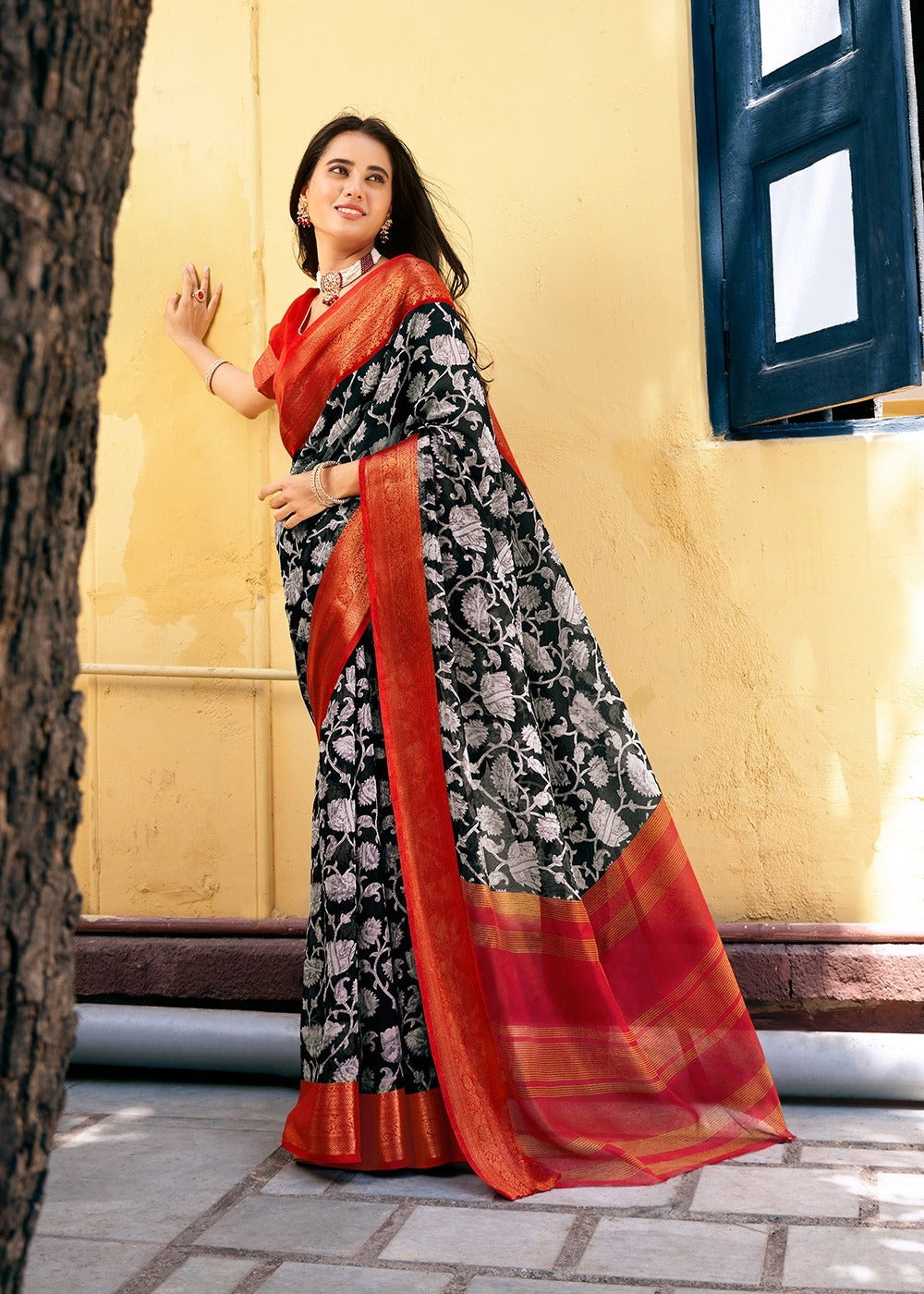 Unbreakable Bond Chanderi Silk Saree