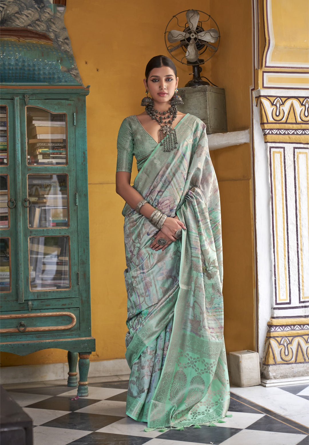 Instant Glamour Cotton Silk Saree