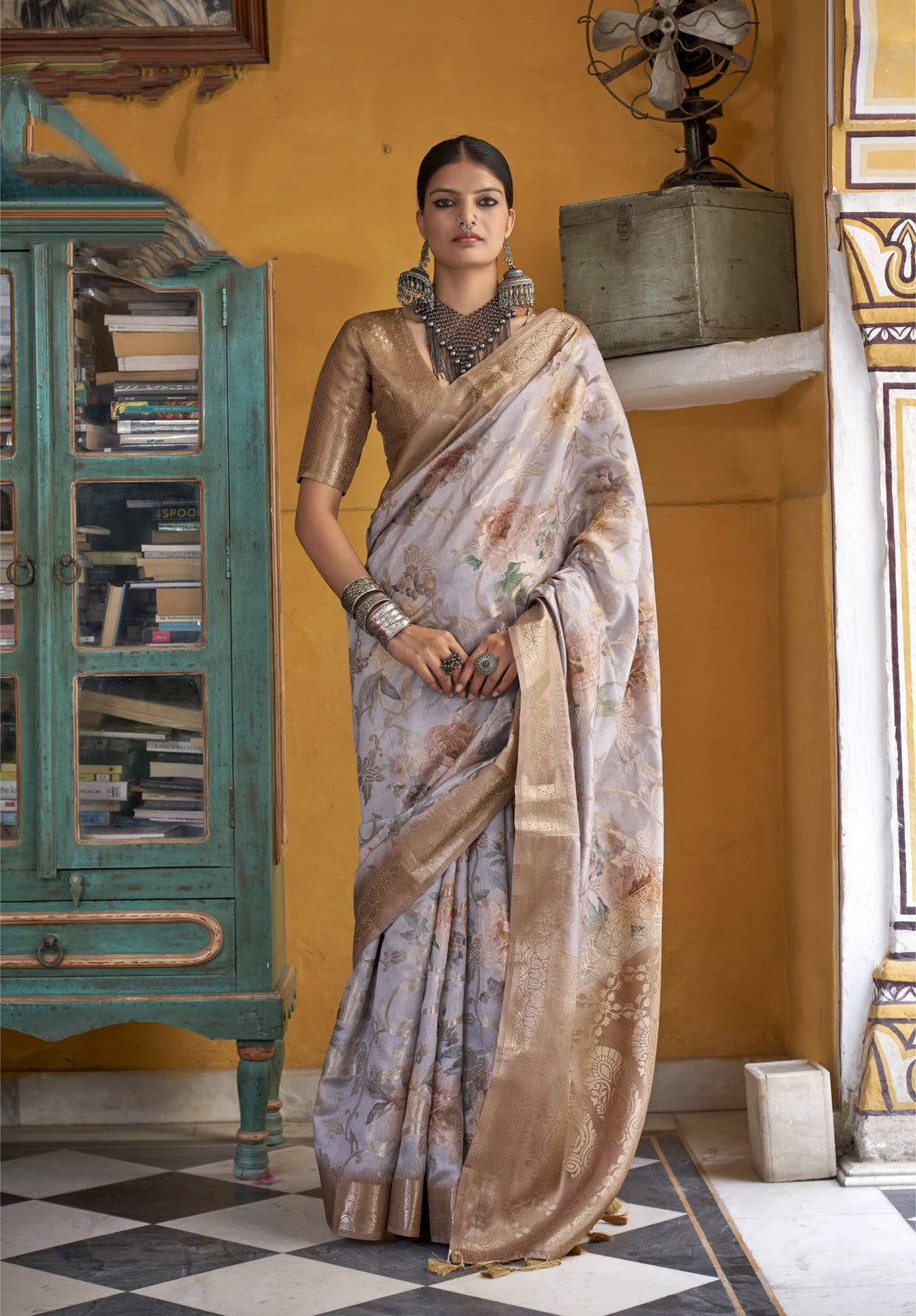 Instant Glamour Cotton Silk Saree