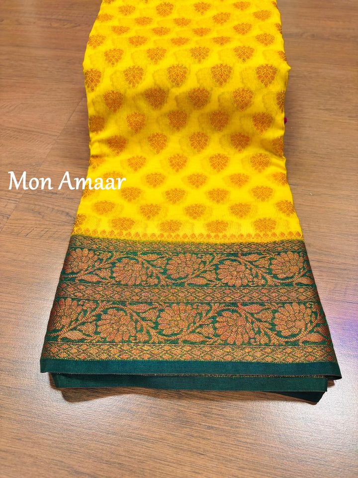 In Your Eyes- Georgette Banarasi Saree(Semi)