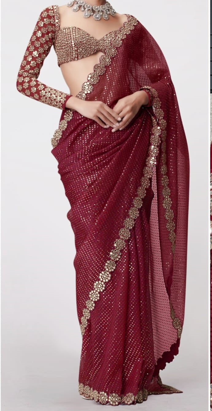 Bollywood Block Buster Georgette Saree