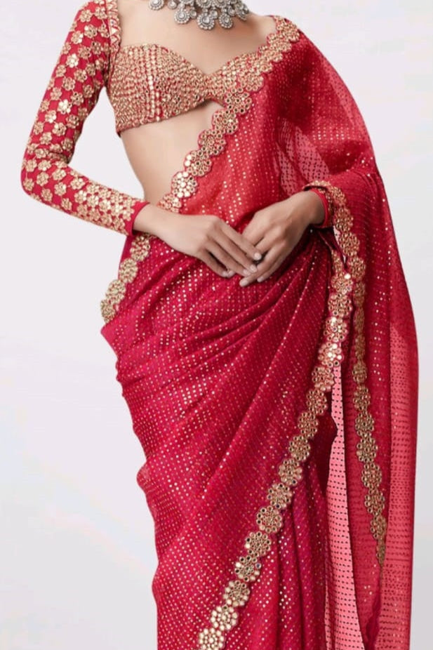 Bollywood Block Buster Georgette Saree