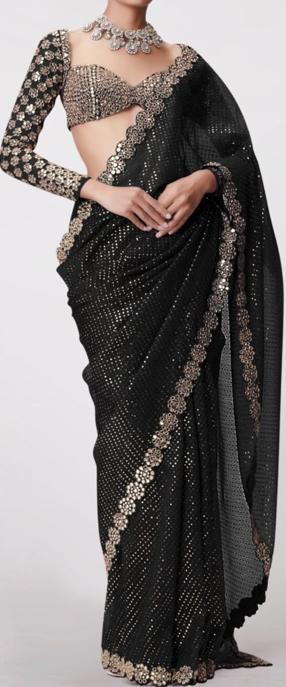 Bollywood Block Buster Georgette Saree