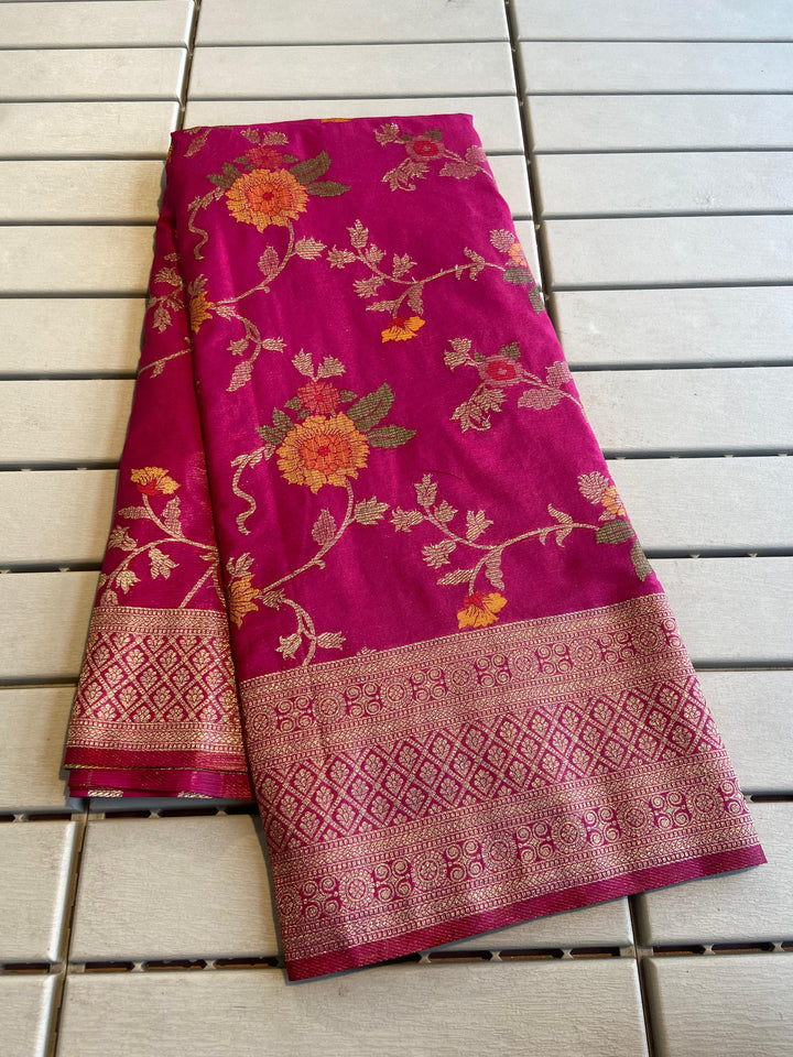 Love Of Silk Banarasi Khaddi Silk Saree