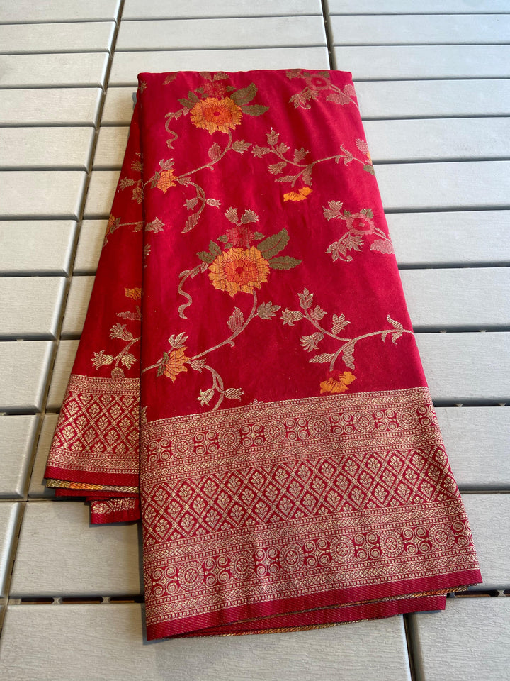 Love Of Silk Banarasi Khaddi Silk Saree