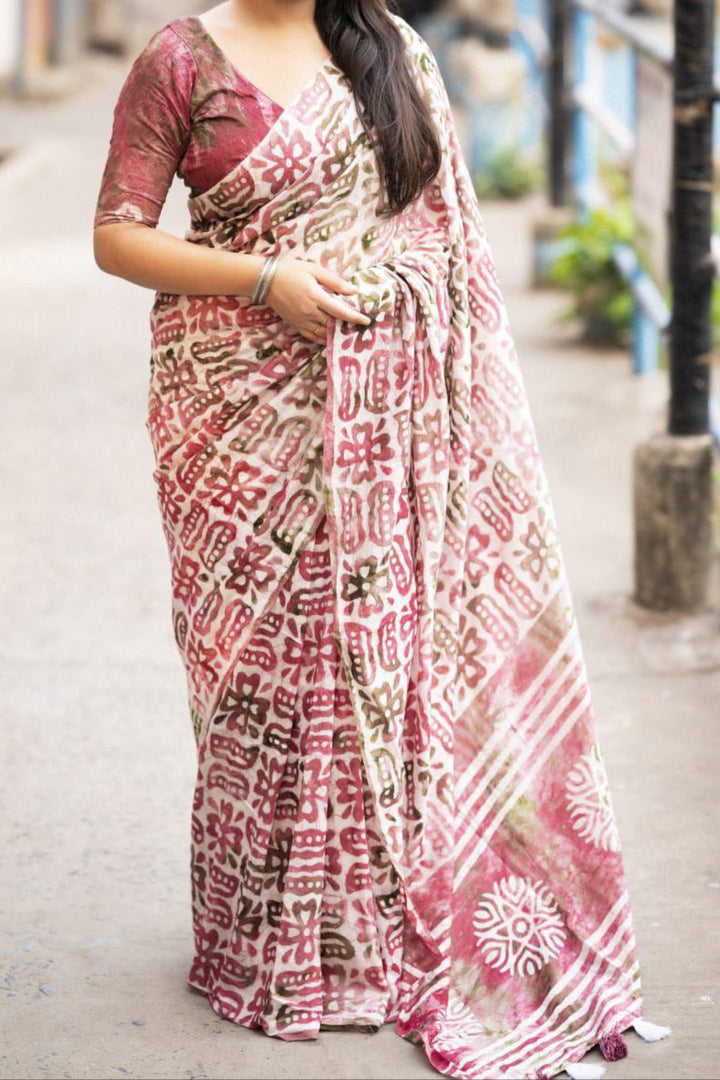 Saree So Royal Chanderi Cotton Saree