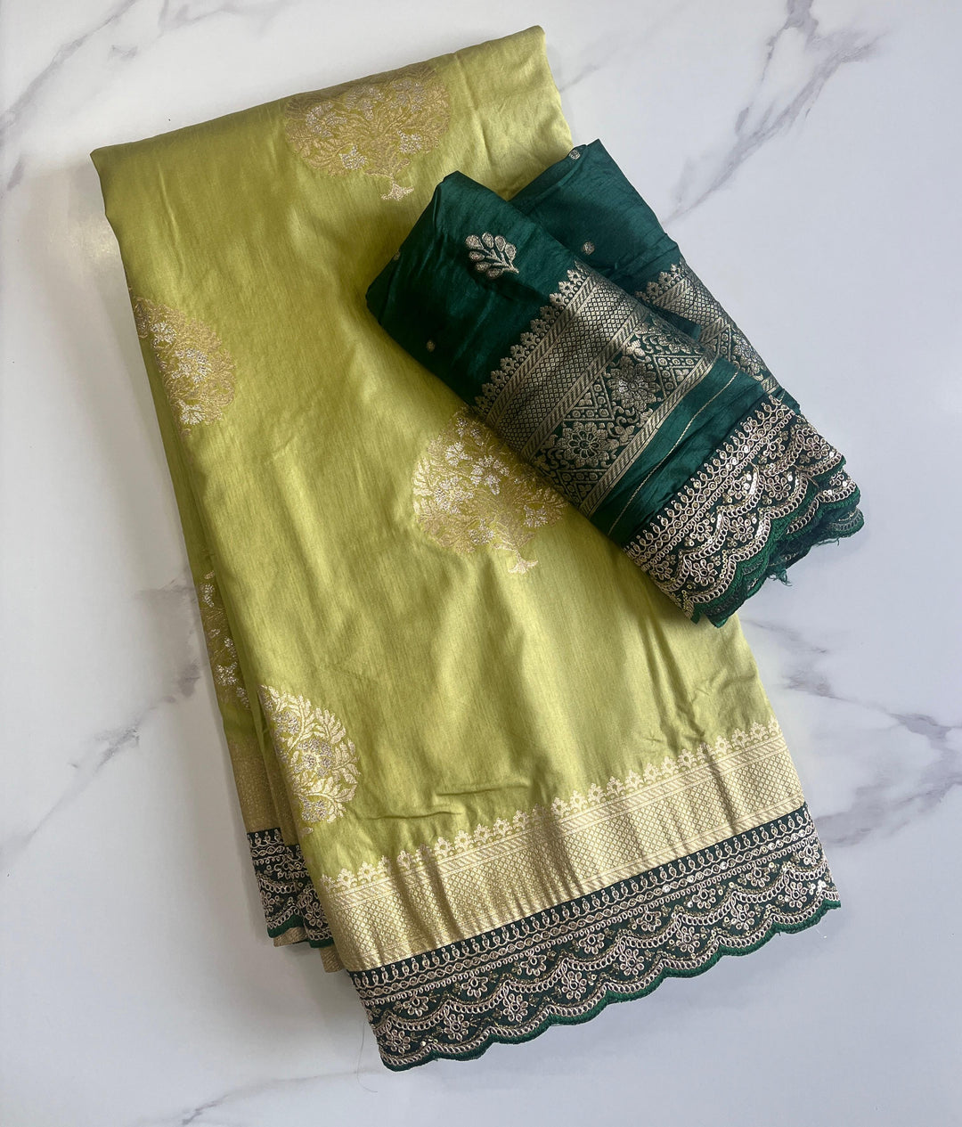 Go With  Banarasi Saree