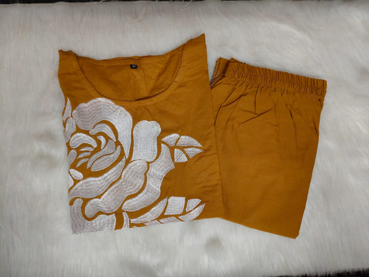 Rose In Bloom Amber Coord Set