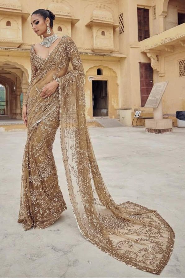 Never Ending Love Net Saree