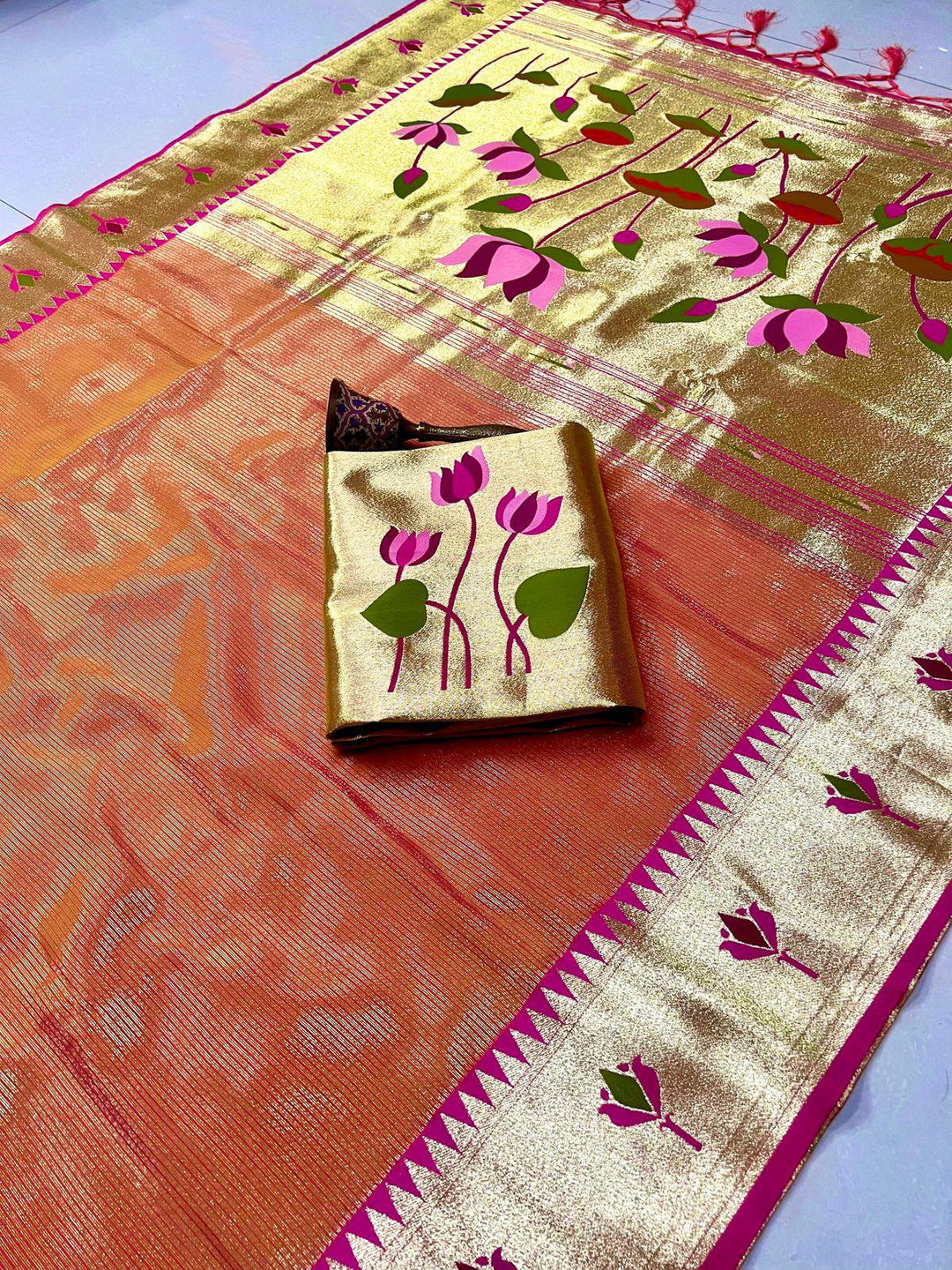 Joy In The Journey Kanjivarum Paithani Silk Saree