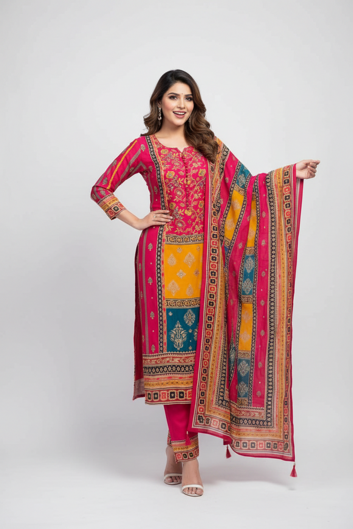Dream Comes True-Georgette Kurti Set