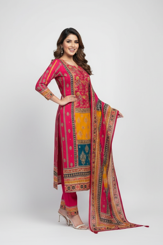 Dream Comes True-Georgette Kurti Set