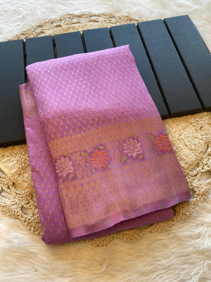 The art of living Khaddi Crepe Silk