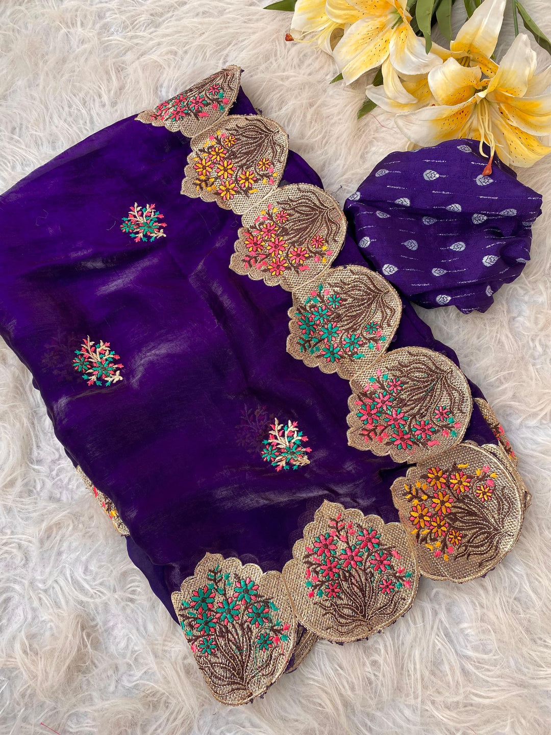 Let Yours Be Told Fancy Silk Saree