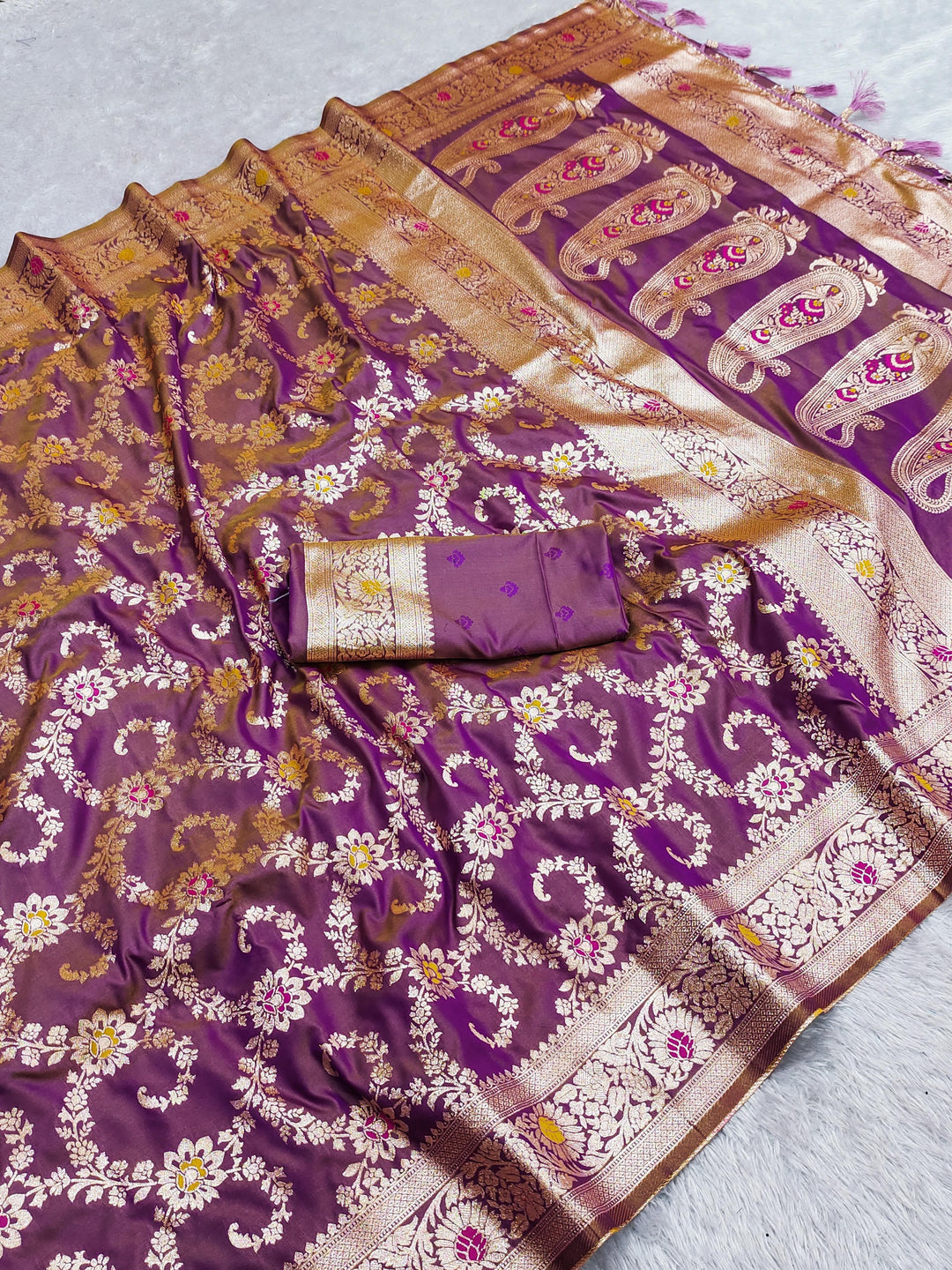 Love Shines Brighter Banarasi Silk Saree