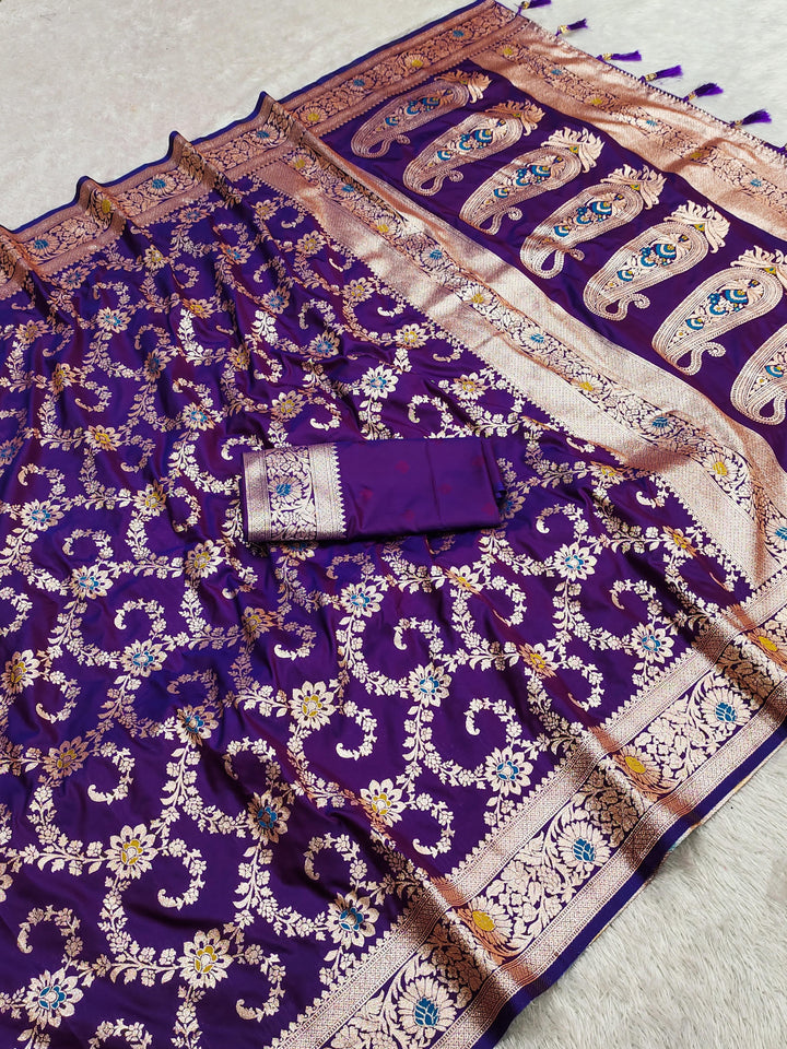 Love Shines Brighter Banarasi Silk Saree