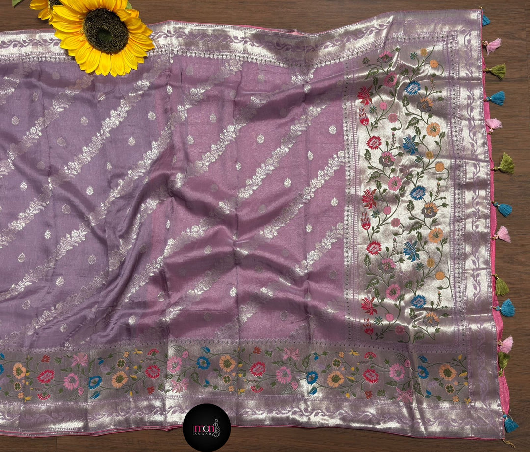 Ghana Banarasi Tissue Silk Saree