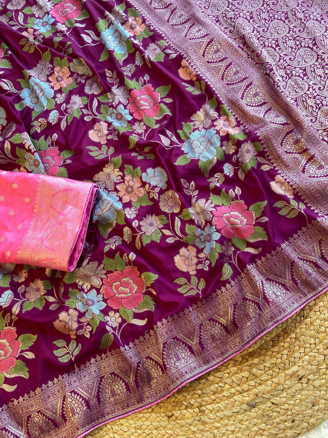 Refreshing My Soul khaddi Georgette Silk Saree